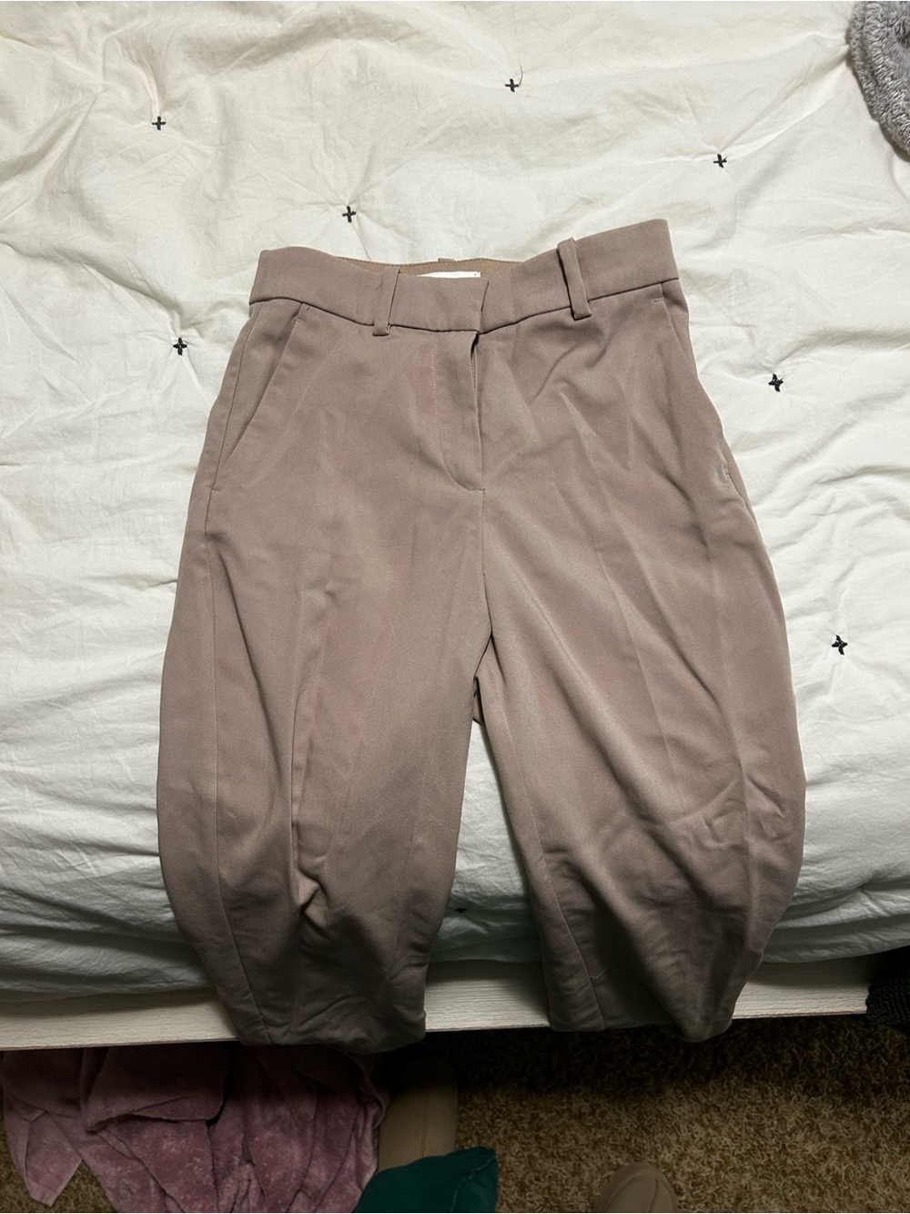 H&M Mauve Taupe Women's dress pants